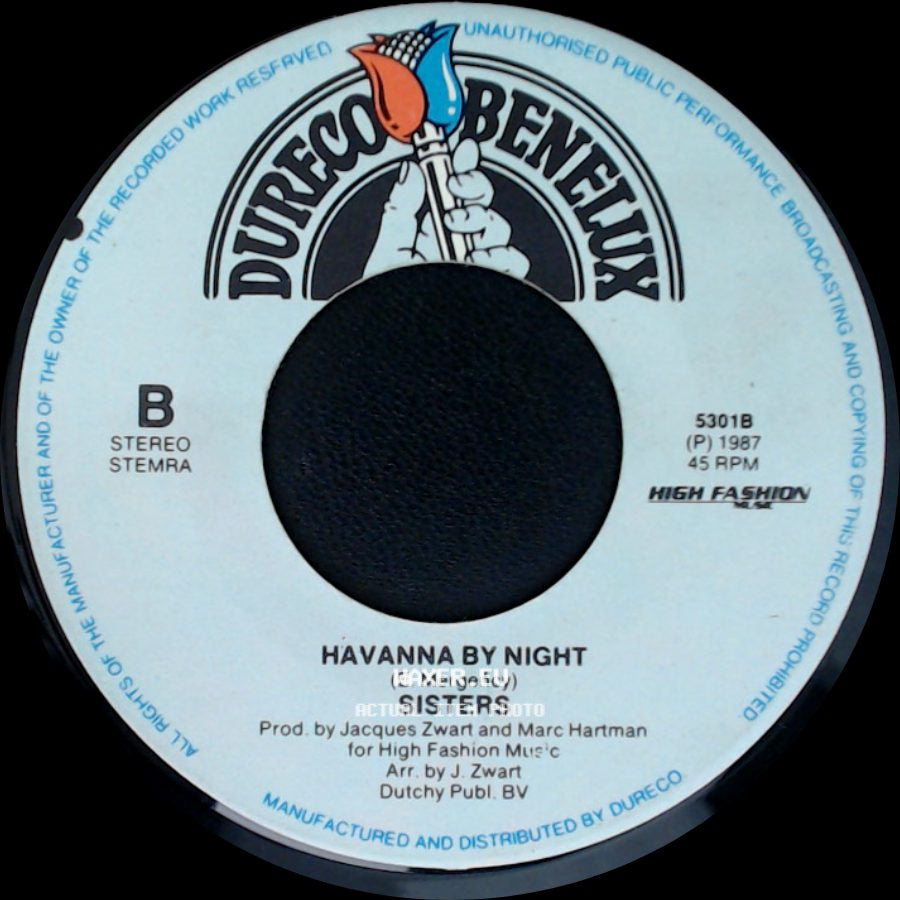 Sisters - Havanna By Night / Swing Time (Made In U.S.A.) side A