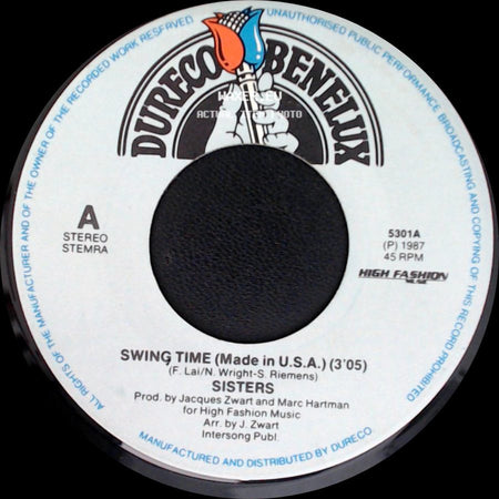 Sisters - Havanna By Night / Swing Time (Made In U.S.A.) side B