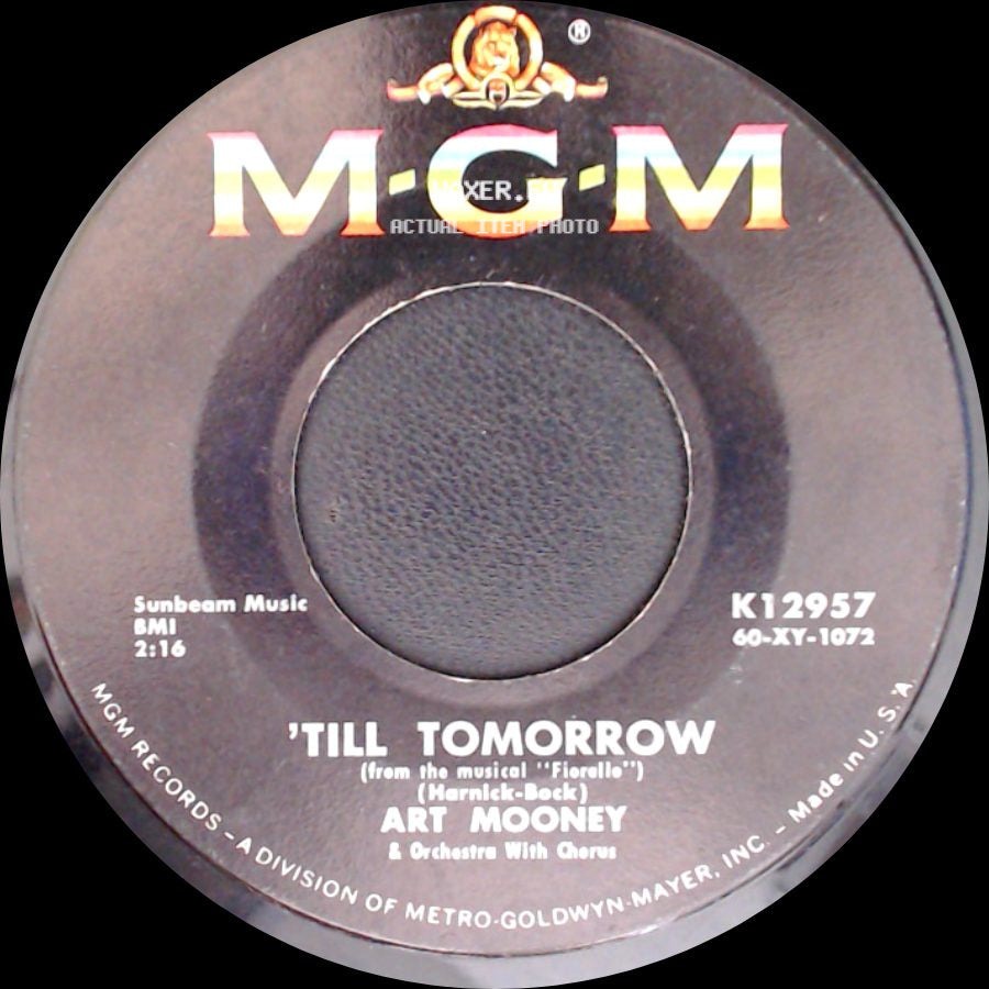 Art Mooney - 'till Tomorrow / I Ain't Down Yet side A