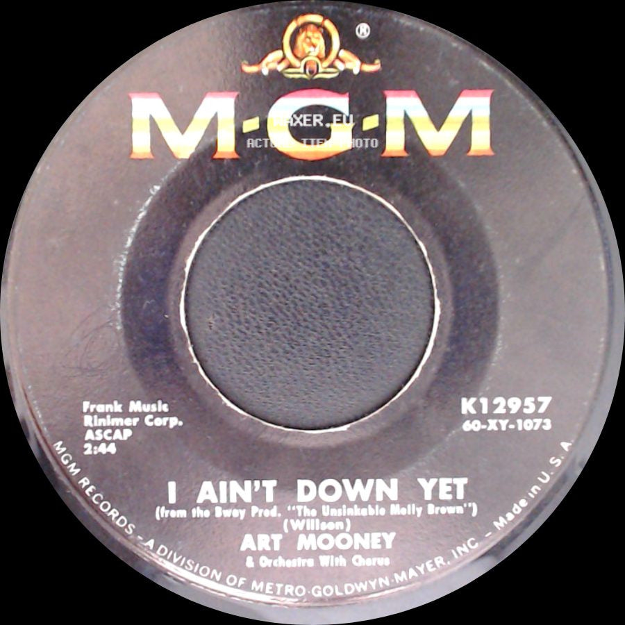 Art Mooney - 'till Tomorrow / I Ain't Down Yet side B