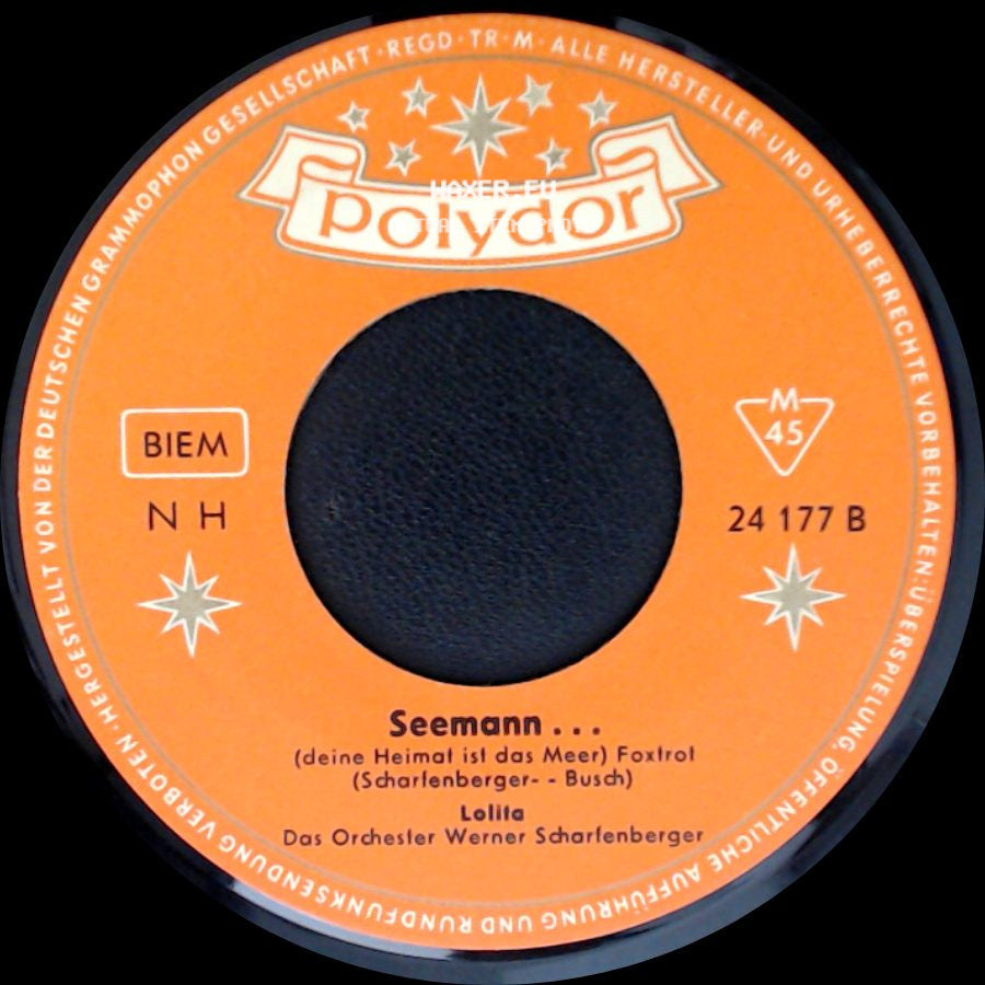 Lolita - La Luna / Seemann... (Deine Heimat Ist Das Meer) Foxtrot side B