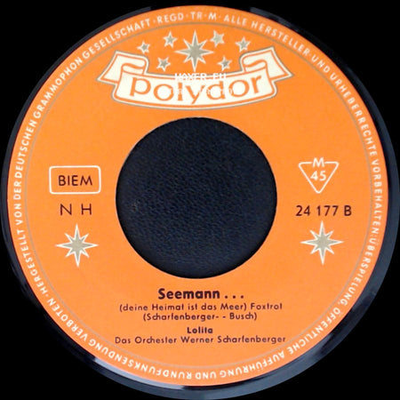 Lolita - La Luna / Seemann... (Deine Heimat Ist Das Meer) Foxtrot side B