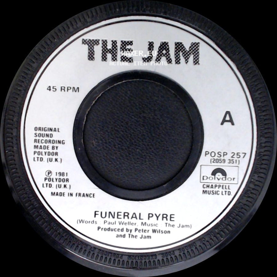 The Jam - Disguises / Funeral Pyre side B