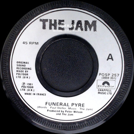 The Jam - Disguises / Funeral Pyre side B
