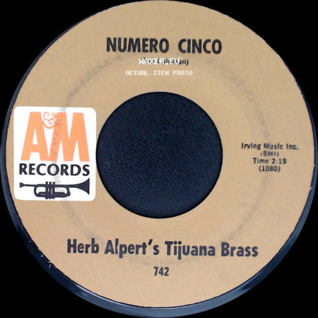 Herb Alpert's Tijuana Brass - The Mexican Shuffle / Numero Cinco side B