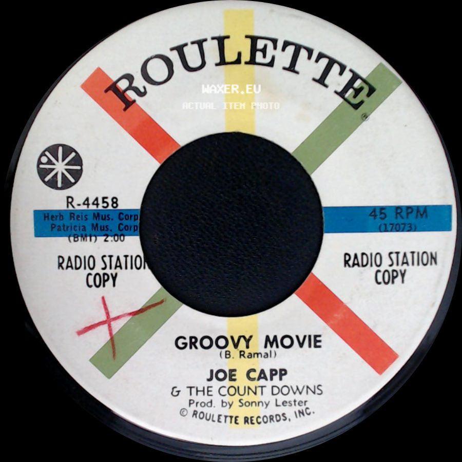Joe Capp & The Count Downs - Groovy Movie / Scooter Booter side A