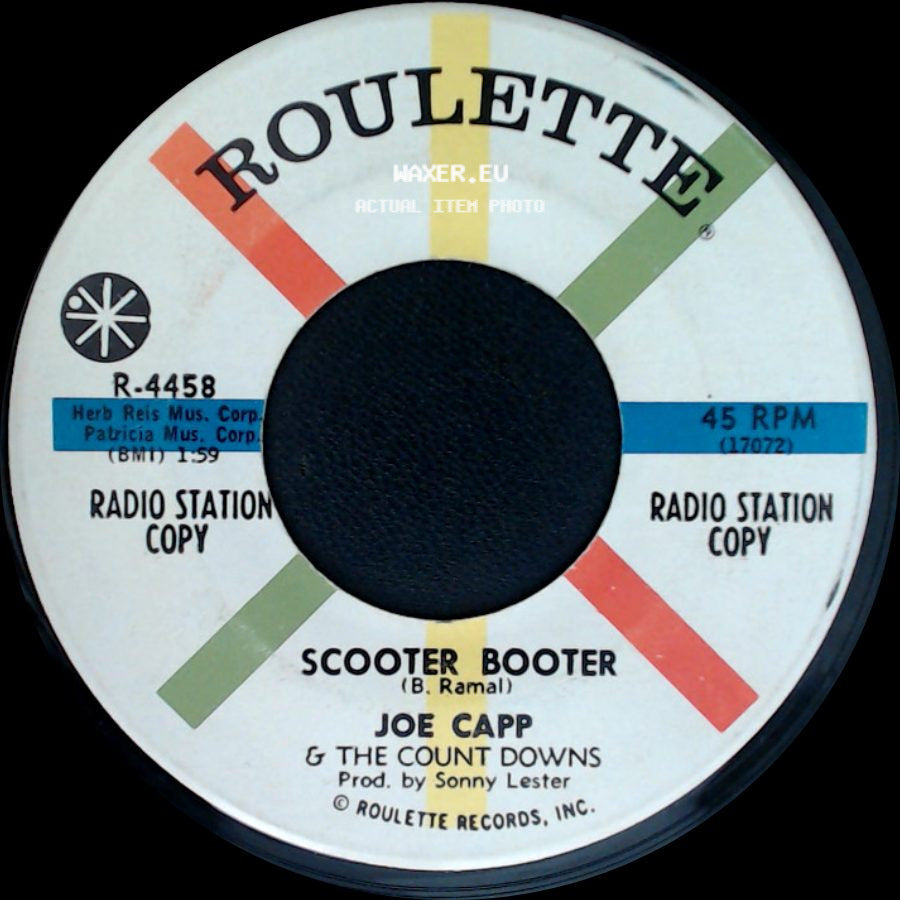 Joe Capp & The Count Downs - Groovy Movie / Scooter Booter side B