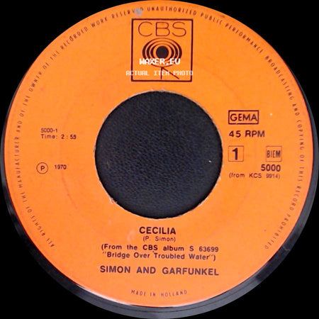 Simon And Garfunkel - Cecilia / So Long, Frank Lloyd Wright side A