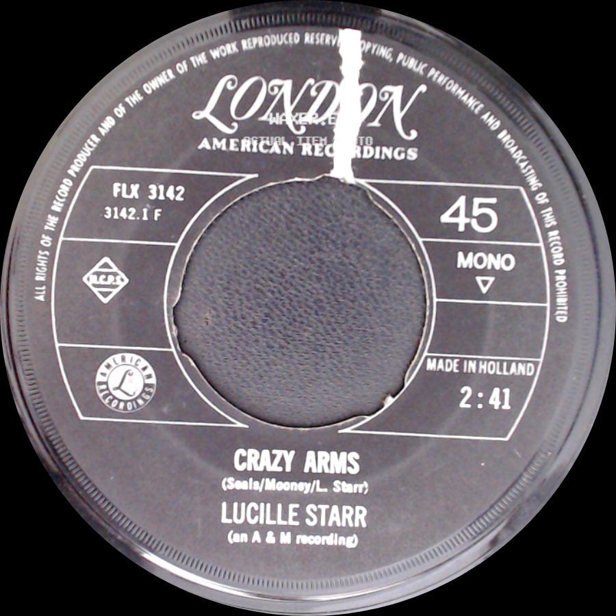 Lucille Starr - Crazy Arms / Colinda side A