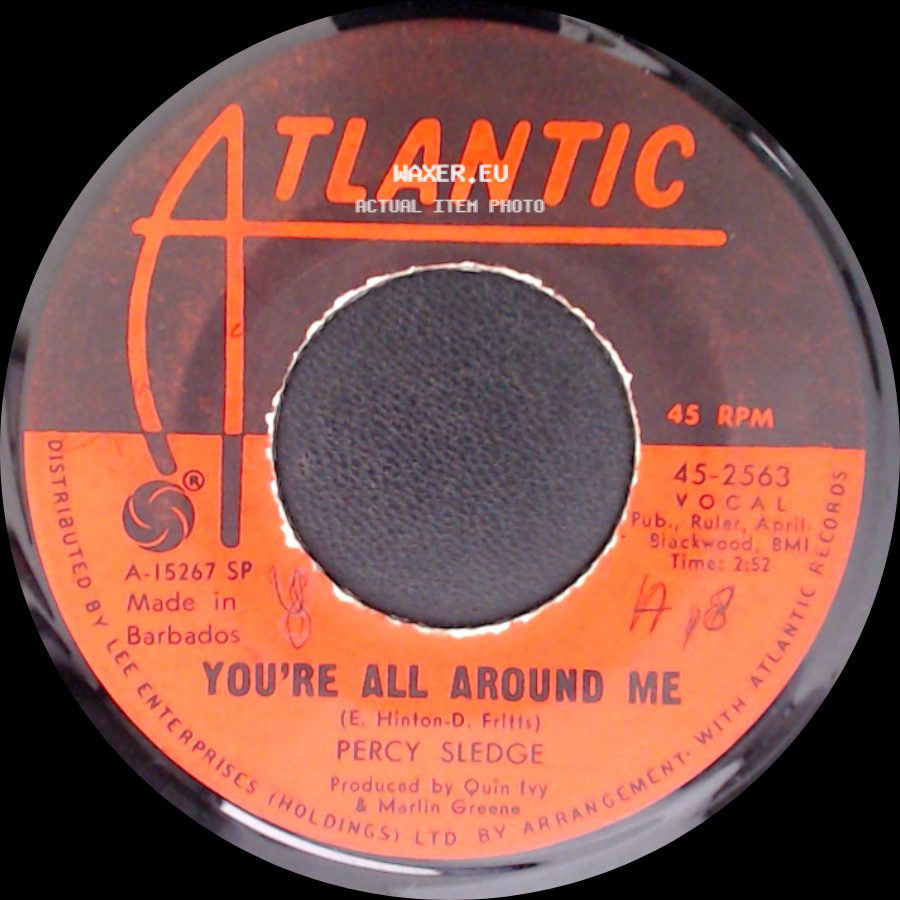 Percy Sledge - You're All Around Me / Self Preservation side A