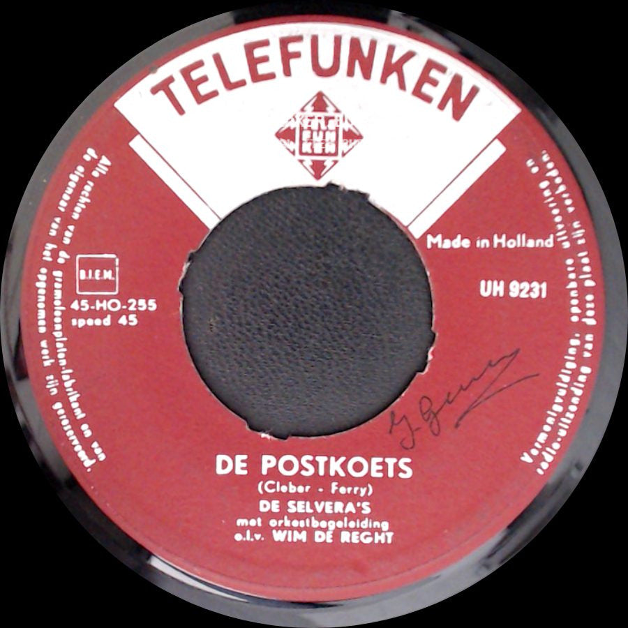 De Selvera's - De Postkoets / Bloedrode Kralen side A