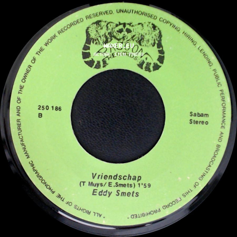 Eddy Smets - Vriendschap / Hey side A