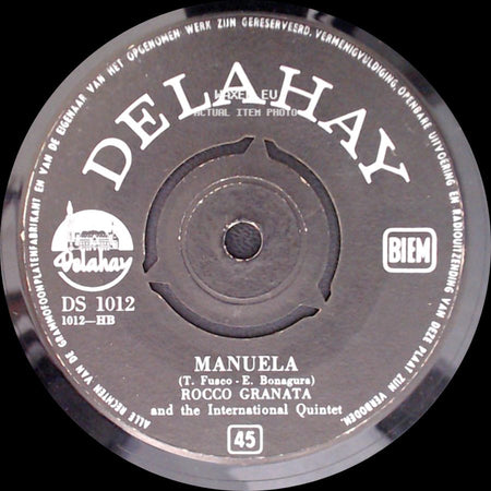 Rocco Granata And The International Quintet - Manuela / Marina side A