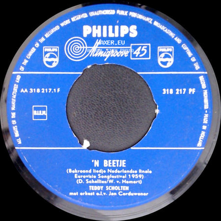 Teddy Scholten - 'n Beetje / Li Per Li side A
