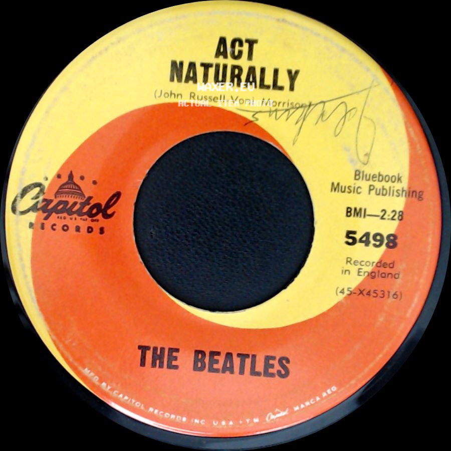 The Beatles - Act Naturally / Yesterday side A