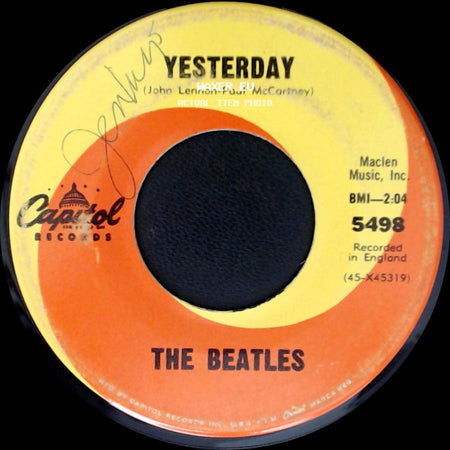 The Beatles - Act Naturally / Yesterday side B