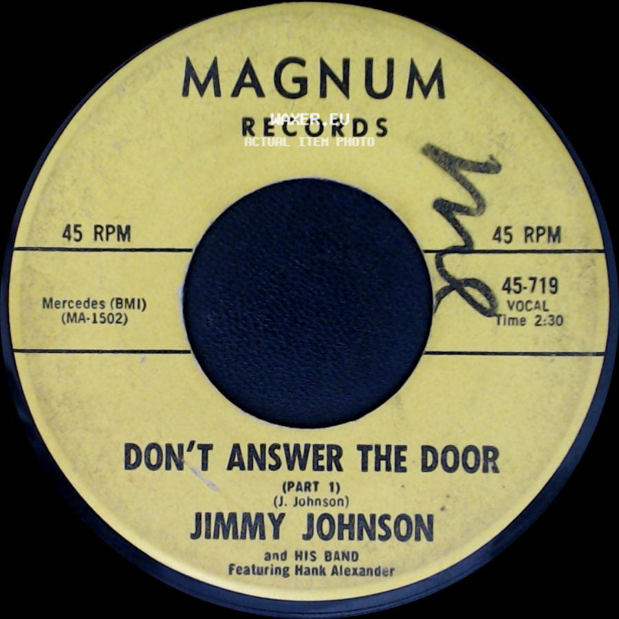 Jimmy Johnson - Don't Answer The Door (Part 1) / Don't Answer The Door (Part 2) side A