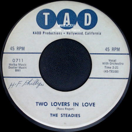The Steadies - Two Lovers In Love / The Music Goes Round And Round side A