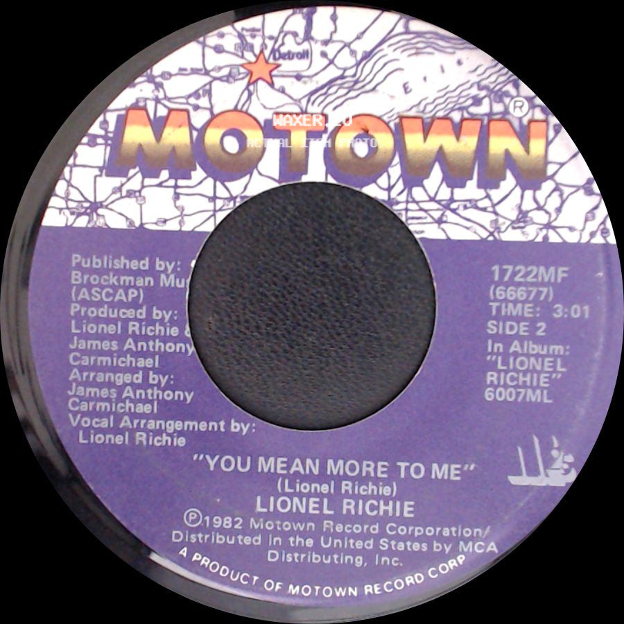 Lionel Richie - Hello / You Mean More To Me side B