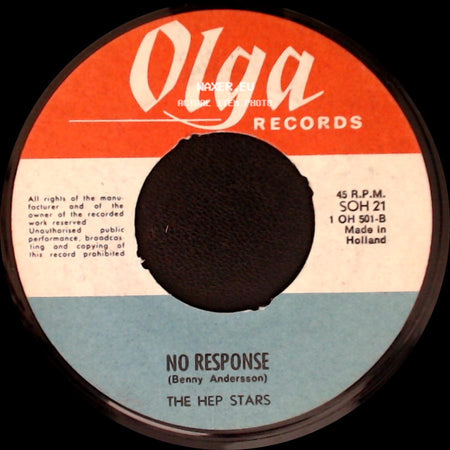 The Hep Stars - No Response / Sunny Girl side A