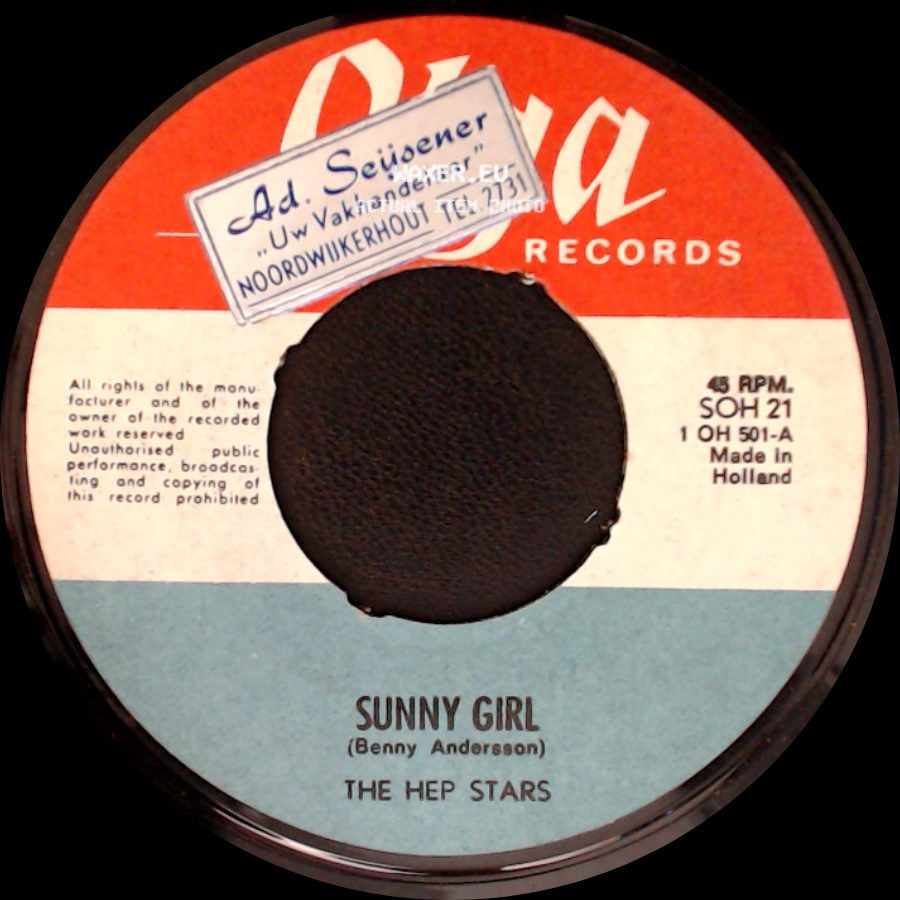The Hep Stars - No Response / Sunny Girl side B