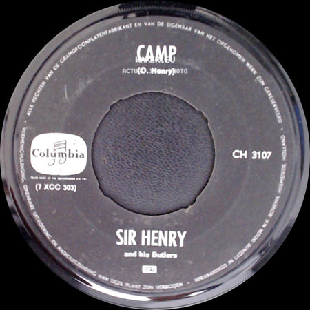 Sir Henry And His Butlers - Camp (O. Henry) / Pretty Style side A