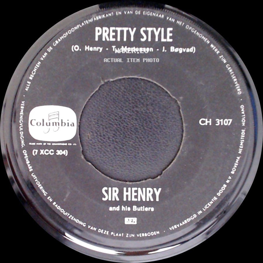 Sir Henry And His Butlers - Camp (O. Henry) / Pretty Style side B