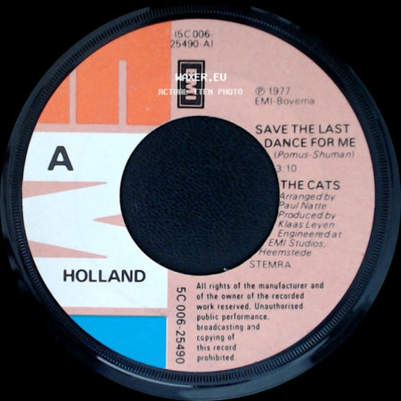 The Cats - Riding Train / Save The Last Dance For Me side B