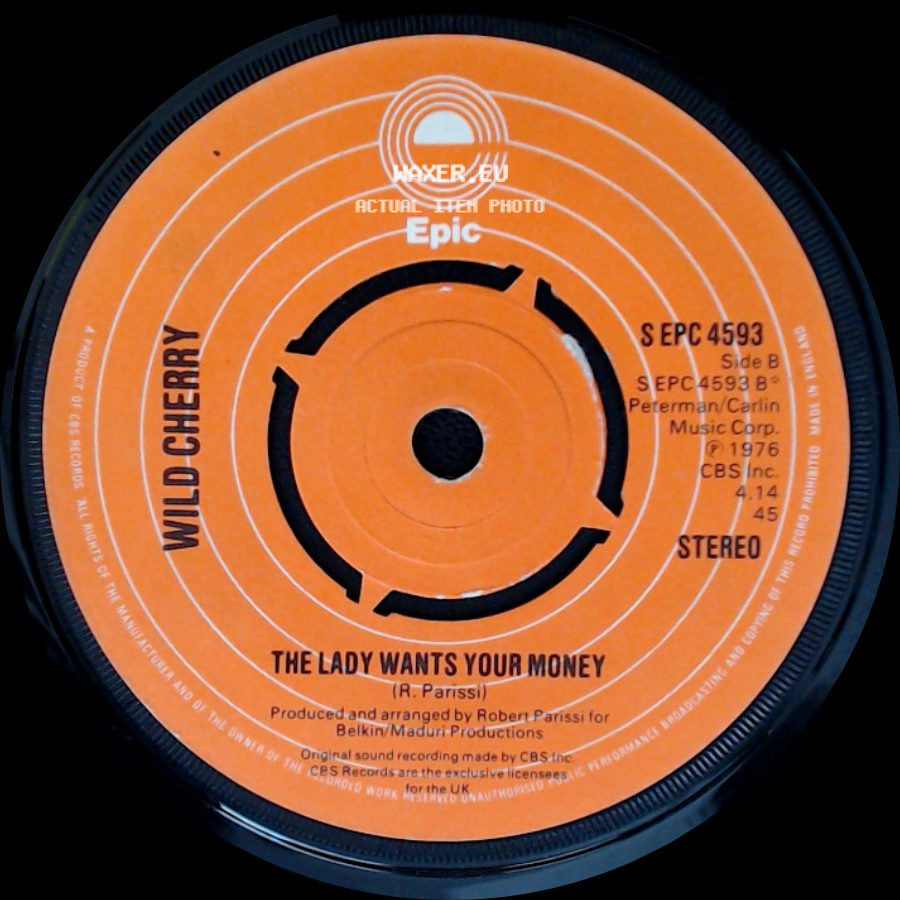 Het Cocktail Trio / Wild Cherry - Lief Zijn Voor Elkaar / The Lady Wants Your Money side B
