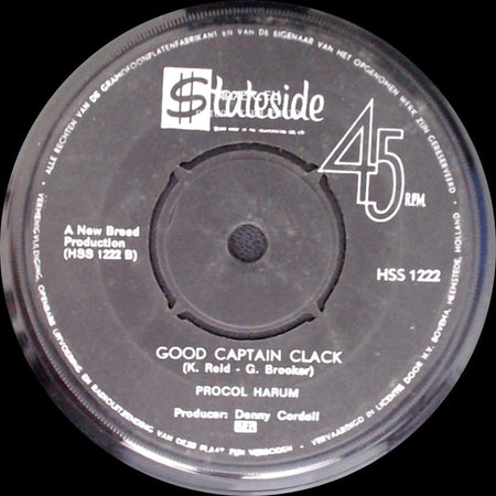 Procol Harum - Homburg / Good Captain Clack side B