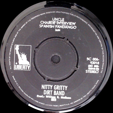 Nitty Gritty Dirt Band - Uncle Charlie Interview / Spanish Fandango / Uncle Charlie Interview / Spanish Fandango side A
