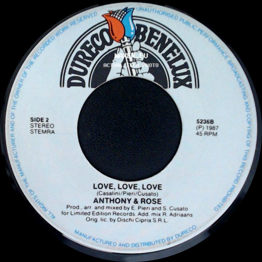 Anthony & Rose - Love Is Everywhere Medley / Love, Love, Love side B