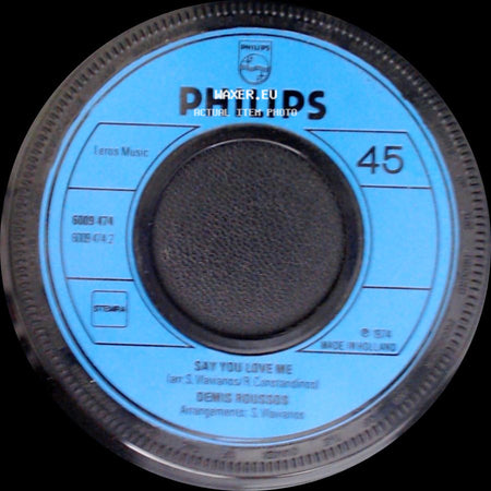 Demis Roussos - Say You Love Me / My Only Fascination side A