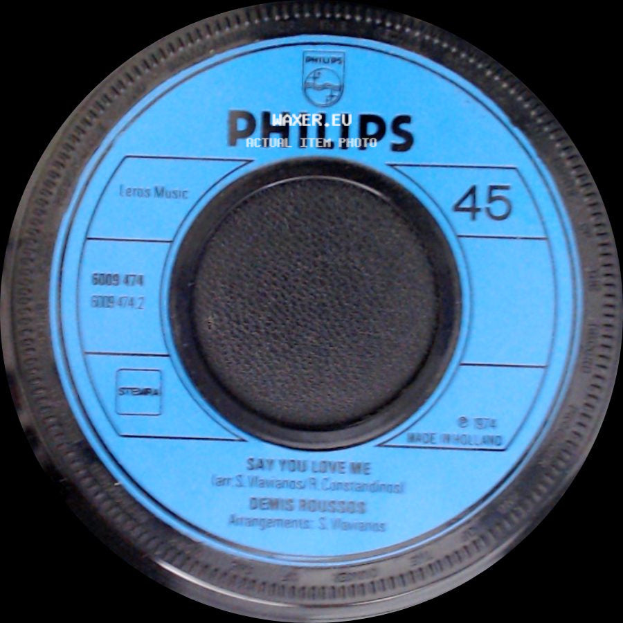 Demis Roussos - Say You Love Me / My Only Fascination side A