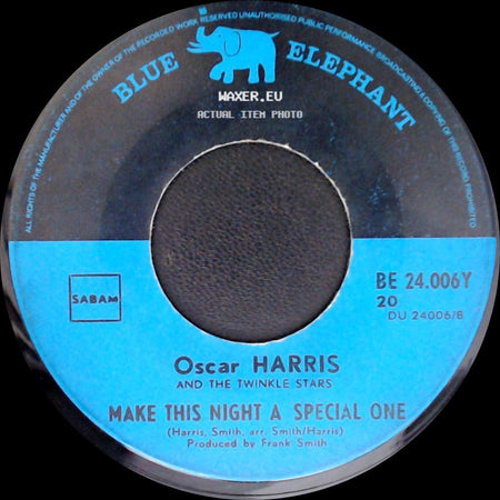 Oscar Harris And The Twinkle Stars - Make This Night A Special One / Soldiers Prayer side A