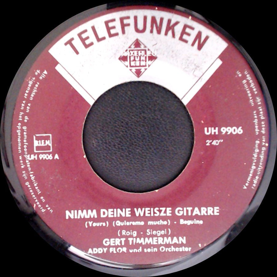 Gert Timmerman - Im Weisen Sand Lag Eine Rose / Nimm Deine Weisse Gitarre side B
