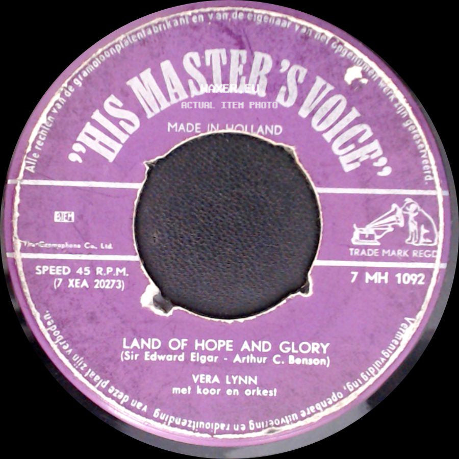 Vera Lynn - From The Time You Say Goodbye / Land Of Hope And Glory side B