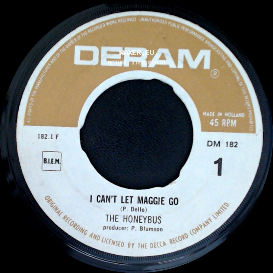 The Honeybus - I Can't Let Maggie Go / Tender Are The Ashes side A