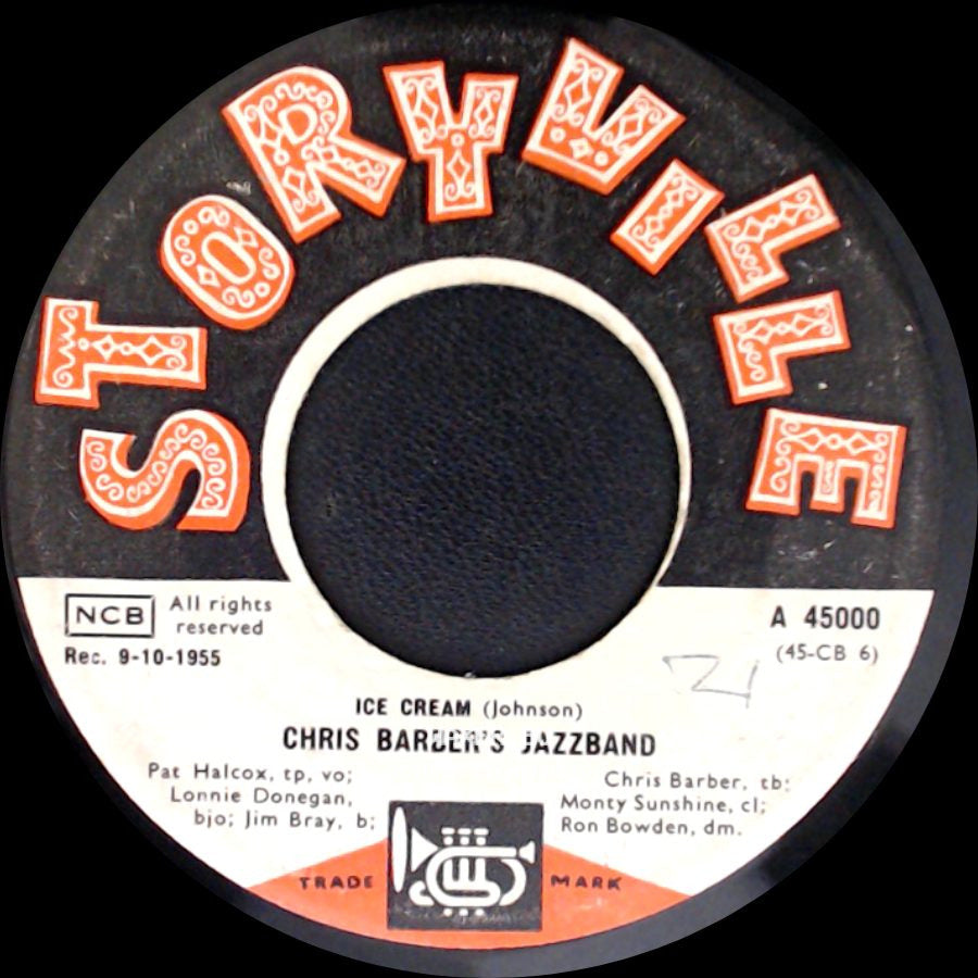 Chris Barber's Jazzband - Ice Cream / Down By The Riverside side A