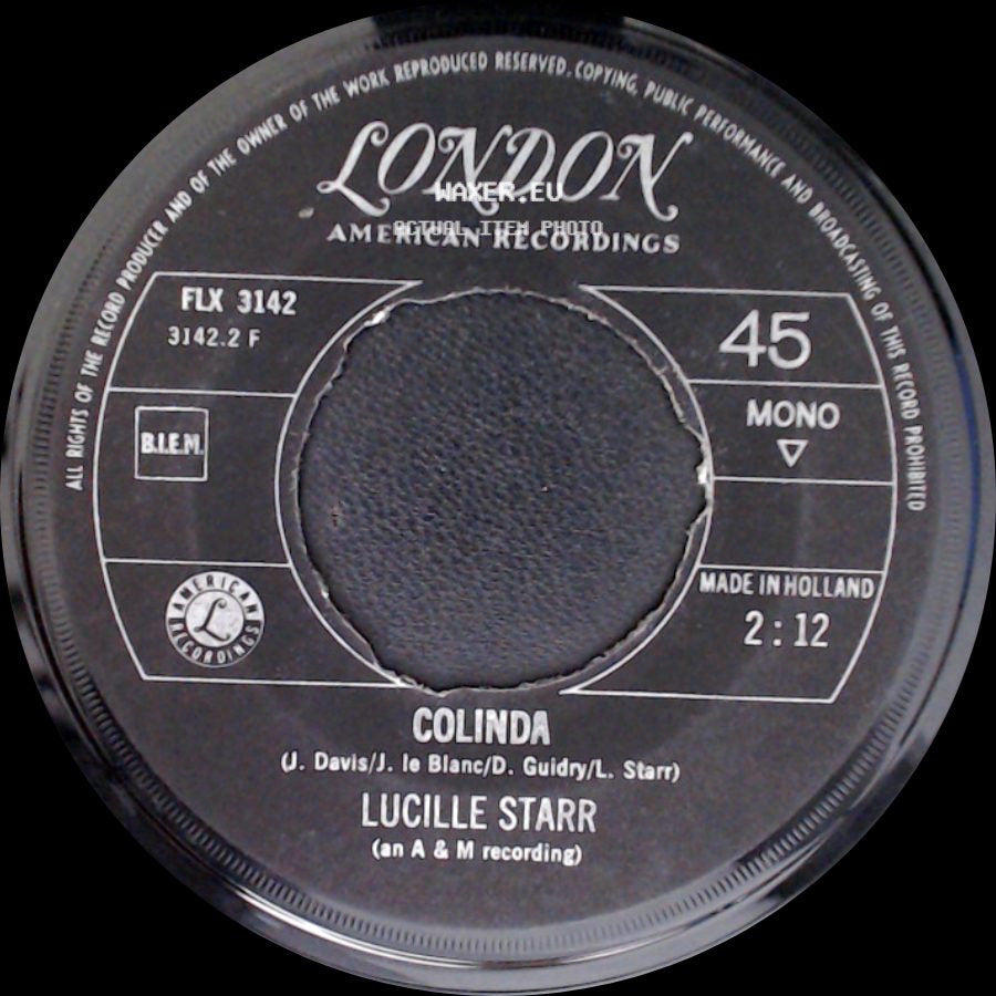 Lucille Starr - Colinda / Crazy Arms side A