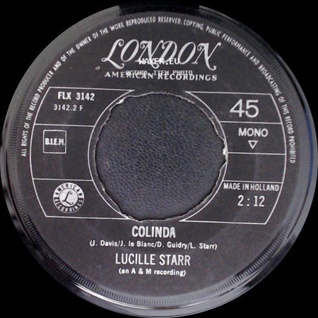 Lucille Starr - Colinda / Crazy Arms side A