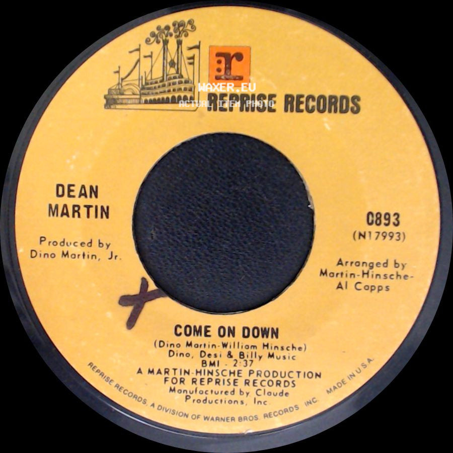 Dean Martin - Down Home / Come On Down side B