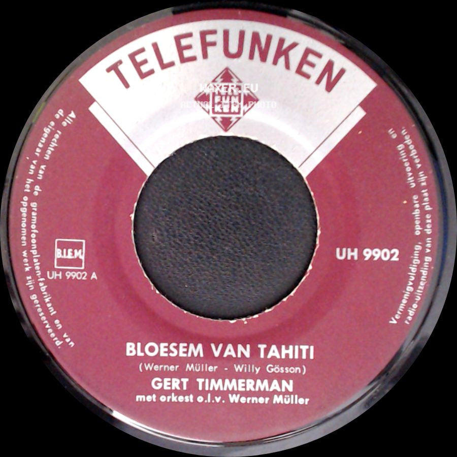 Gert Timmerman - Duizend Mijlen / Bloesem Van Tahiti side B