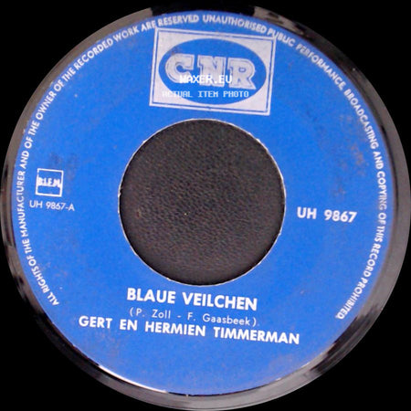 Gert En Hermien Timmerman - Kleine Cupido / Blaue Veilchen side B