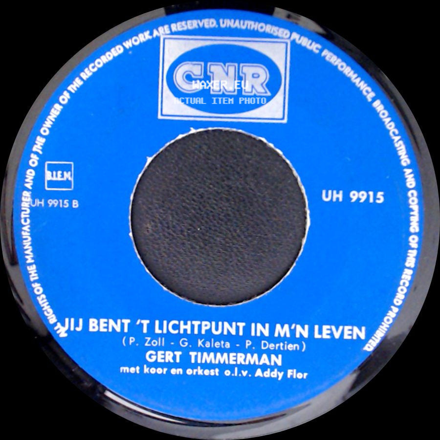 Gert Timmerman - Jij Bent 't Lichtpunt In M'n Leven / De Schommelstoel side A