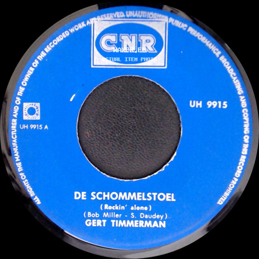 Gert Timmerman - Jij Bent 't Lichtpunt In M'n Leven / De Schommelstoel side B
