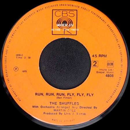The Shuffles - Run, Run, Run, Fly, Fly, Fly / Bitter Tears side A