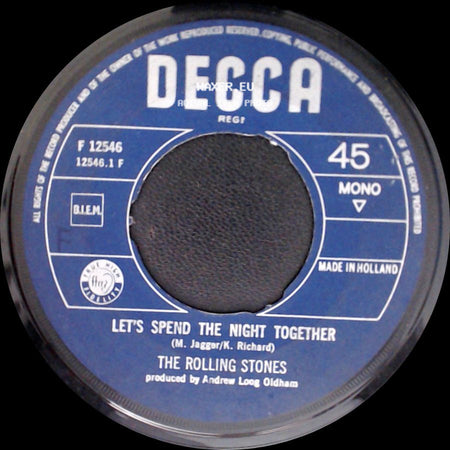 The Rolling Stones - Let's Spend The Night Together / Ruby Tuesday side A