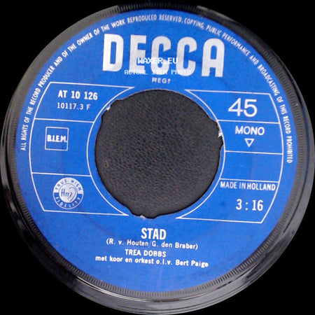Trea Dobbs - Stad / De Ploem-Ploem Jenka side A