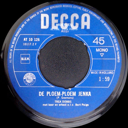 Trea Dobbs - Stad / De Ploem-Ploem Jenka side B